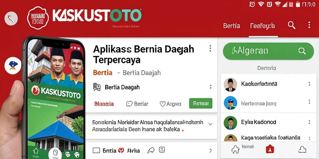 Antarmuka KASKUSTOTO yang informatif dan menarik.