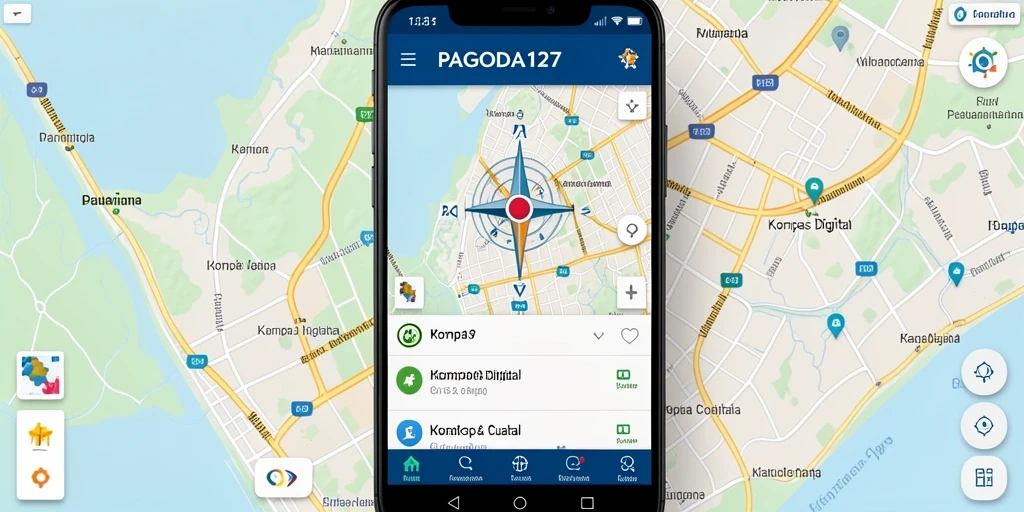 Antarmuka pengguna PAGODA127 yang sederhana dan informatif.
