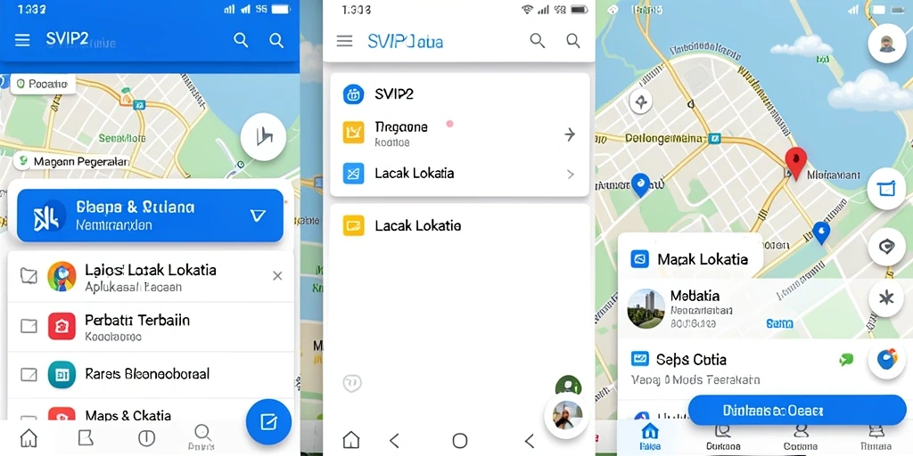 Tampilan antarmuka aplikasi Lacak Lokasi yang intuitif dan fungsional.